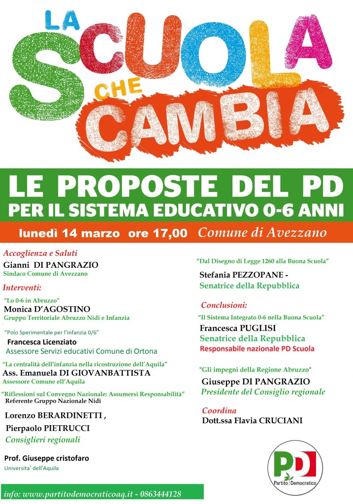 Manifesto PD Scuola